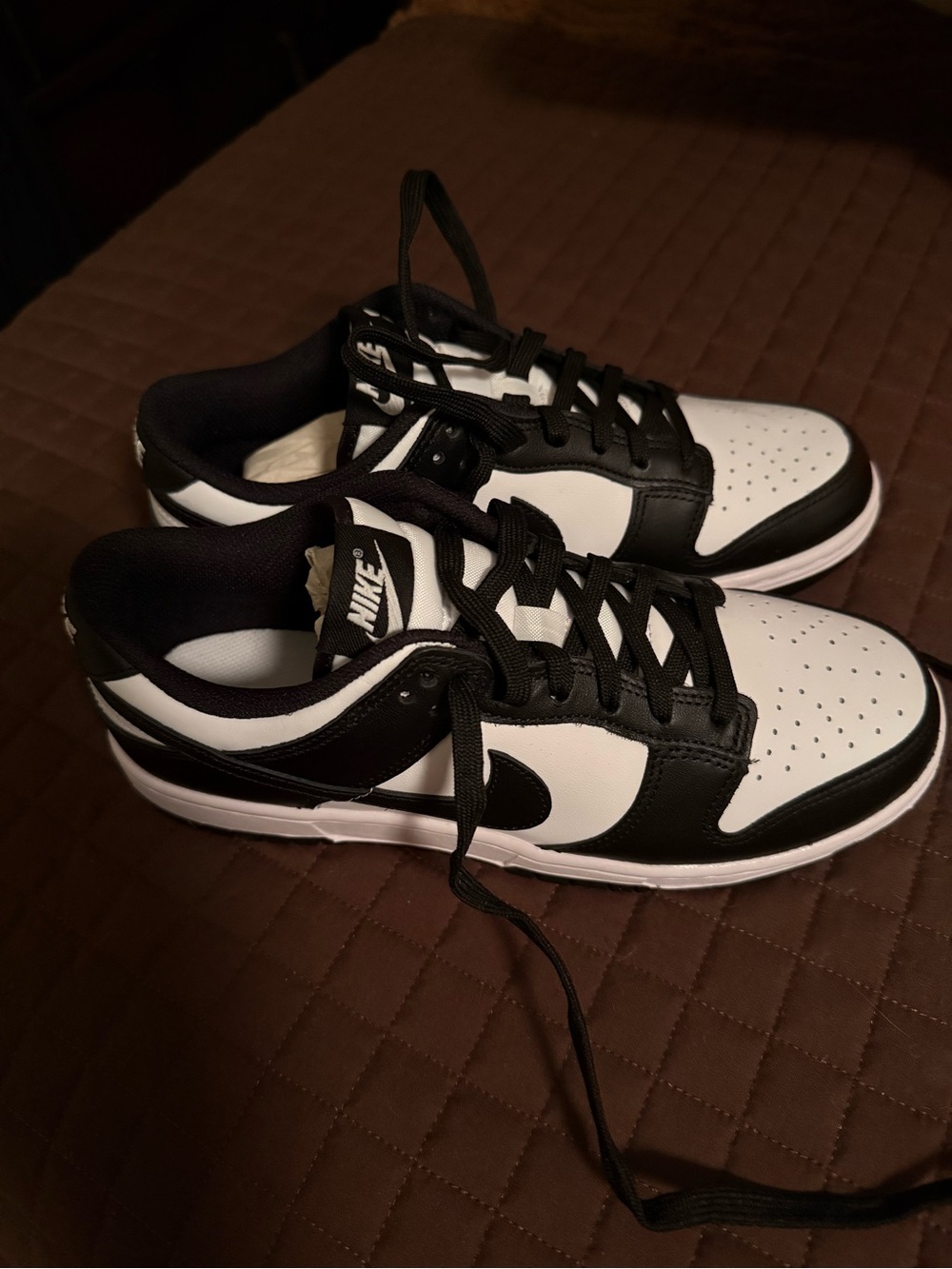 Nike Dunks-Women’s Black and White Low-Top Sneakers